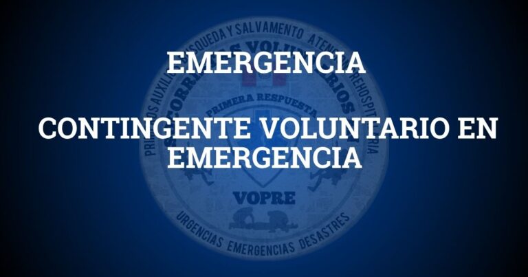 CONTINGENTE VOLUNTARIO EN EMERGENCIAS
